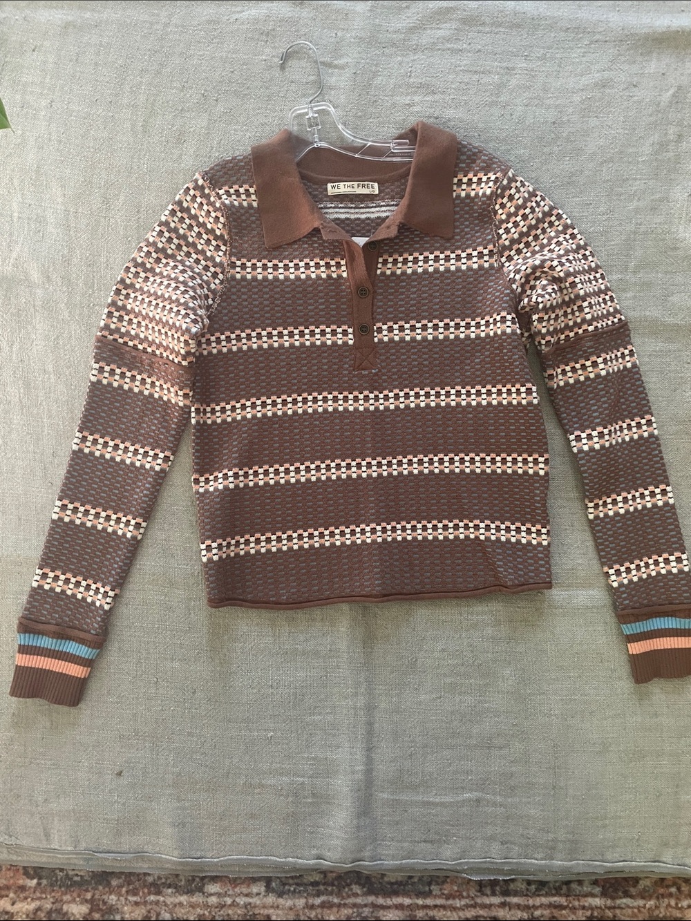 Free People retro sweater